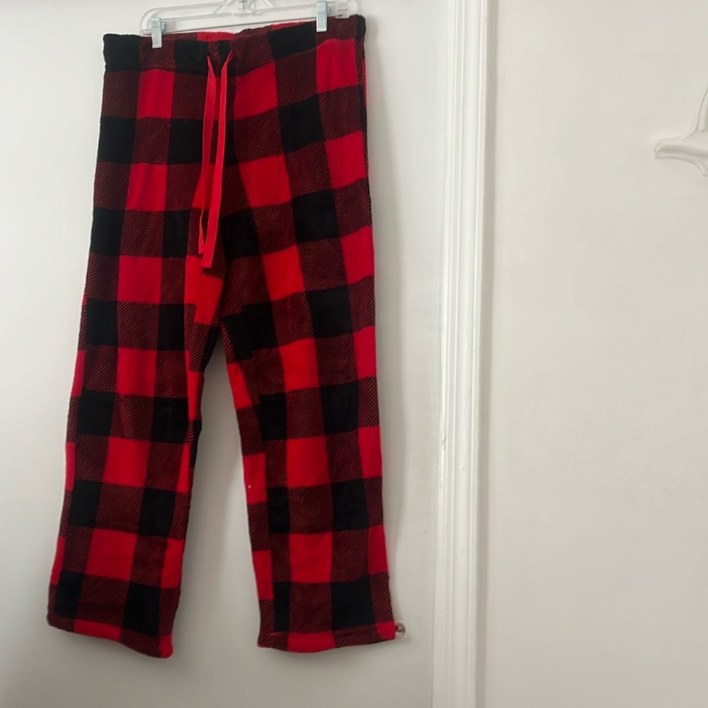 Checkered Red and Black Pajama Pants